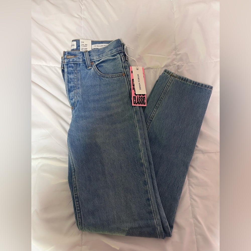 Denim forum straight jeans